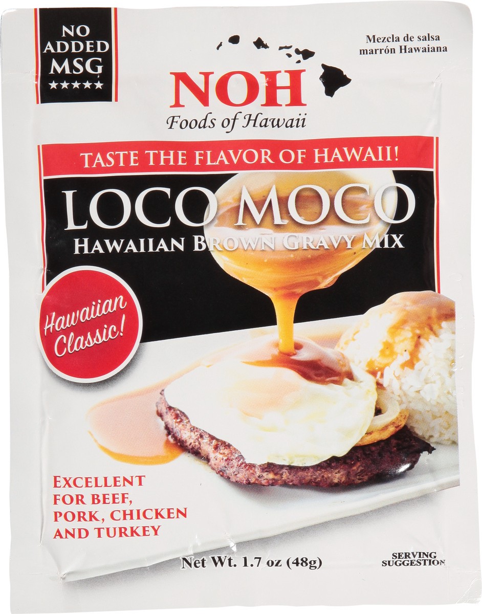 slide 4 of 9, NOH Loco Moco Hawaiian Brown Gravy Mix 1.7 oz, 1.7 oz