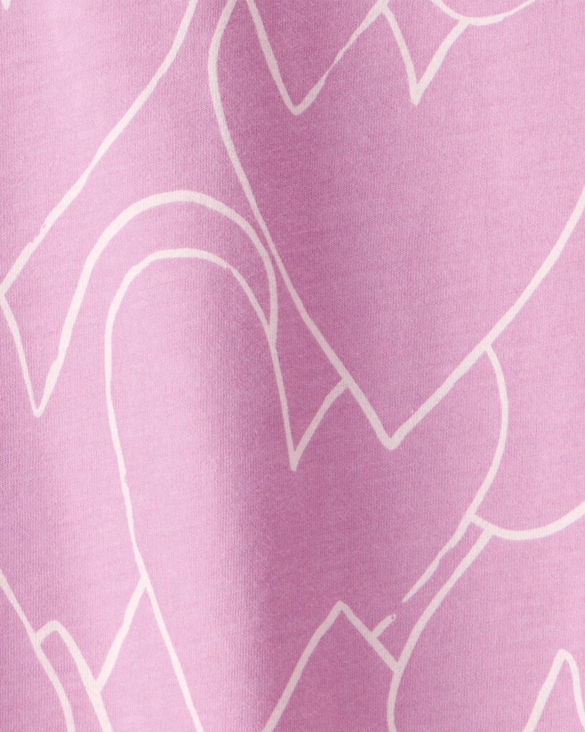 slide 2 of 2, Carter's Toddler Girl Heart Long-Sleeve Top - Purple Purple 5T, 1 ct