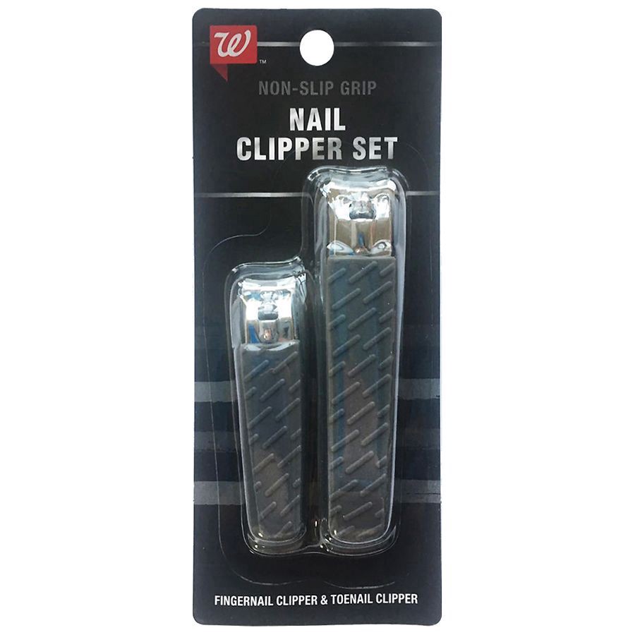 slide 1 of 3, Walgreens Beauty Fingernail & Toenail Nail Clippers, 2 ct