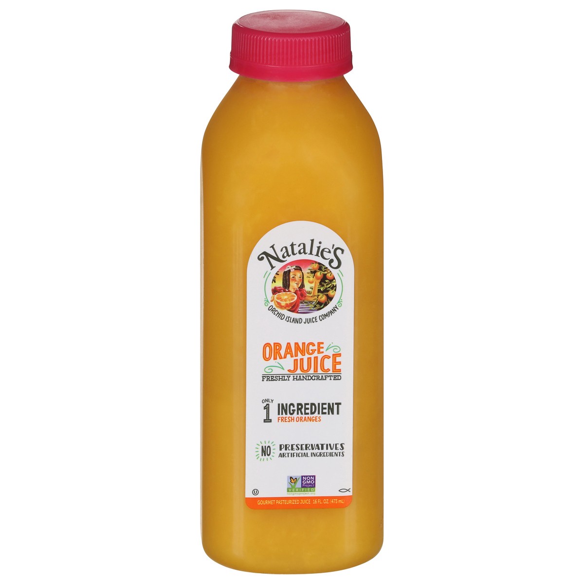 slide 1 of 1, Natalie's Orange Juice - 16 fl oz, 16 fl oz