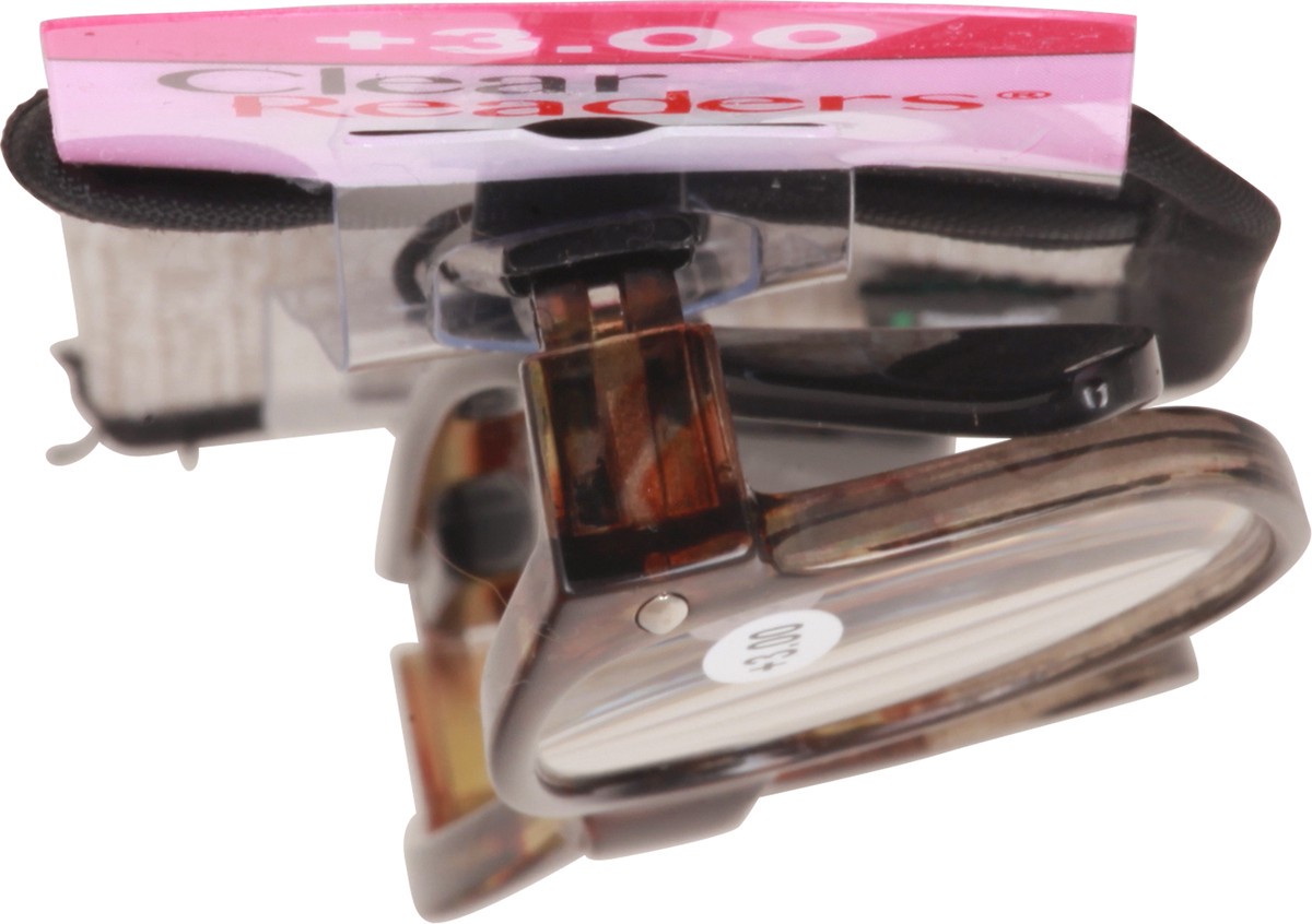 slide 6 of 9, Clear Readers +3.00 Eyeglasses 1 ea Card, 1 ct