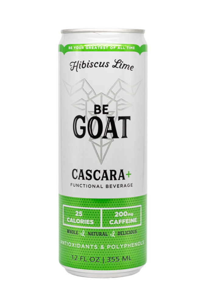slide 1 of 1, Be Goat Begoat Cascara+ Hibiscus Lime Energy Drink - 12 oz, 12 oz