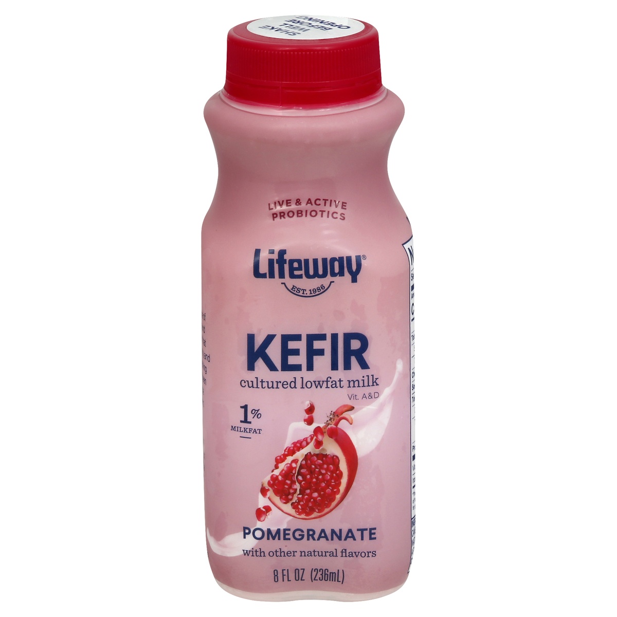 slide 1 of 1, Lifeway Lowfat Pomegranate Kefir, 1 ct