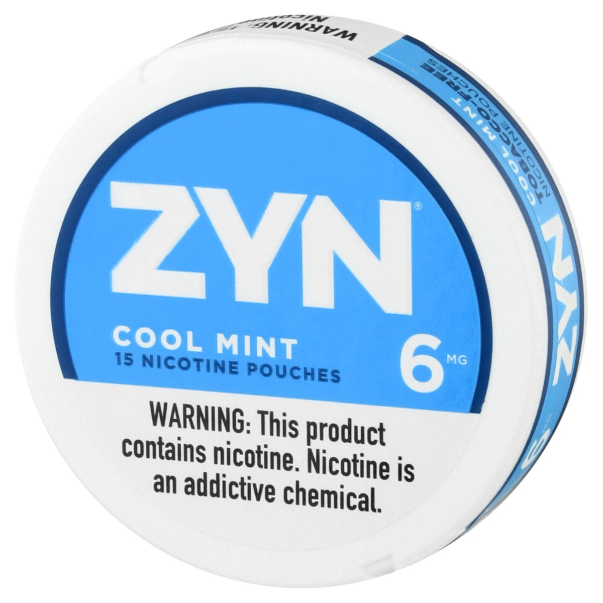 slide 3 of 9, ZYN 6 mg Cool Mint Nicotine Pouches 15 ea, 