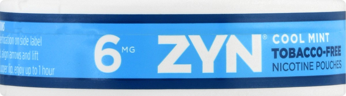 slide 8 of 9, ZYN 6 mg Cool Mint Nicotine Pouches 15 ea, 15 ct