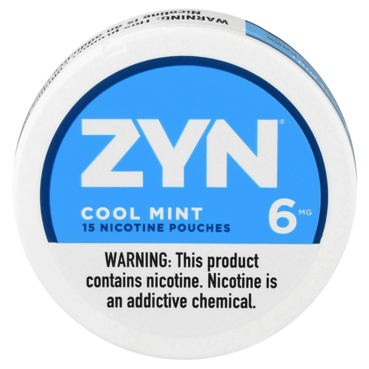 slide 1 of 9, ZYN 6 mg Cool Mint Nicotine Pouches 15 ea, 15 ct