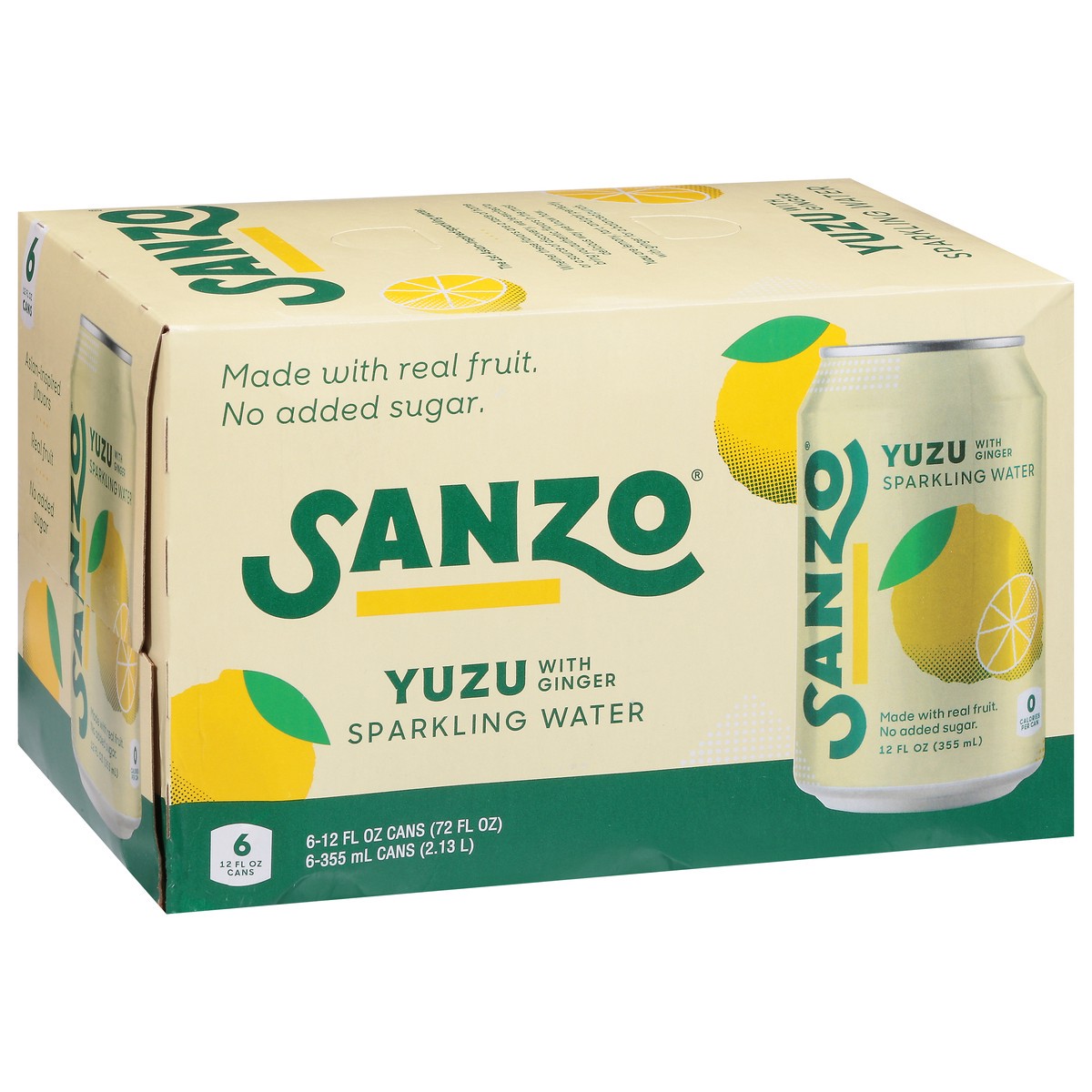 slide 3 of 9, Sanzo Sparkling Water Yuzu - 6 ct, 6 ct; 12 oz