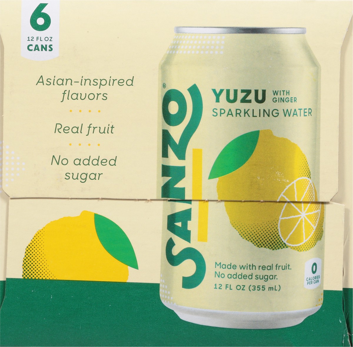 slide 6 of 9, Sanzo Sparkling Water Yuzu - 6 ct, 6 ct; 12 oz
