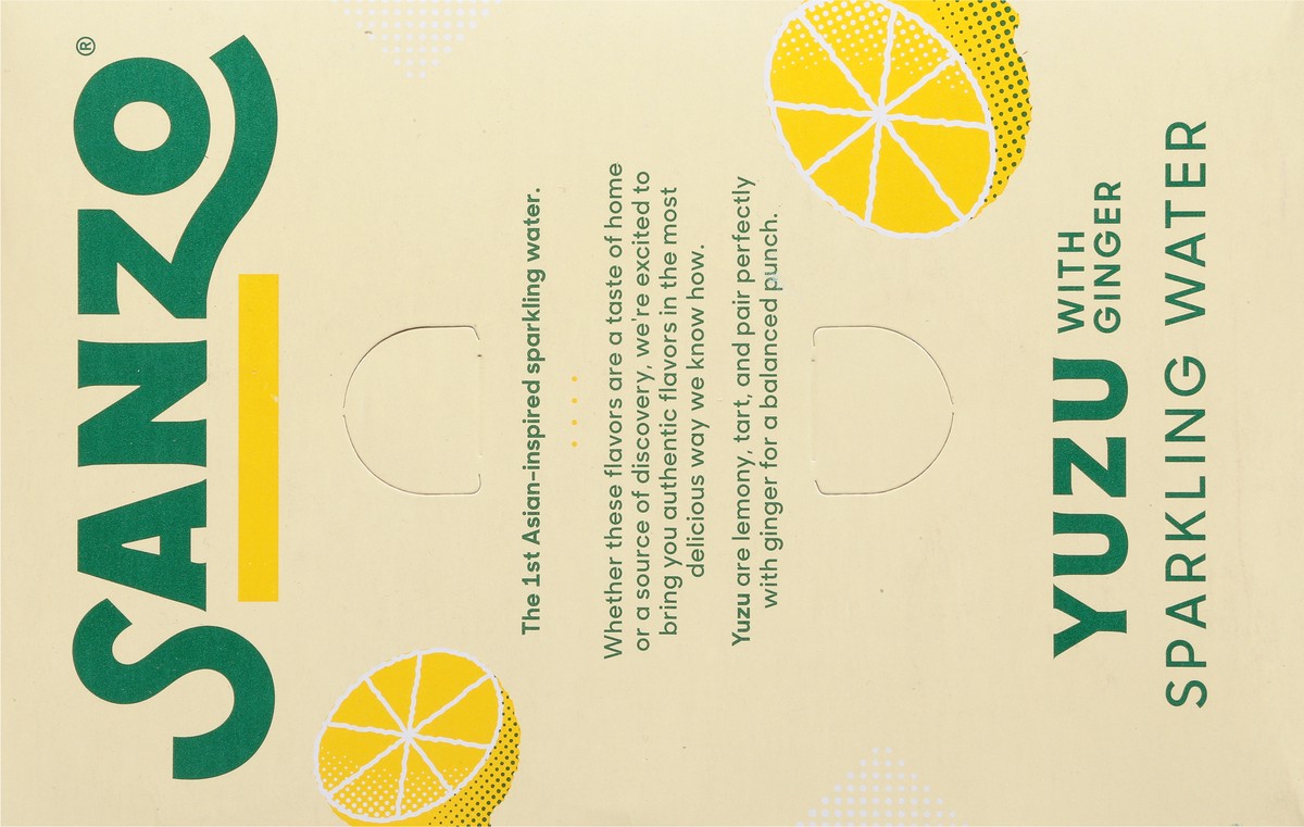 slide 5 of 9, Sanzo Sparkling Water Yuzu - 6 ct, 6 ct; 12 oz