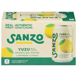 Sanzo Sparkling Water Yuzu - 6 ct