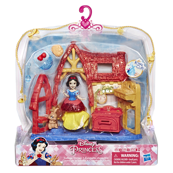 slide 1 of 1, Disney Princess Small Doll Mini Environments with Royal Clips Fashion Assortment, 1 ct