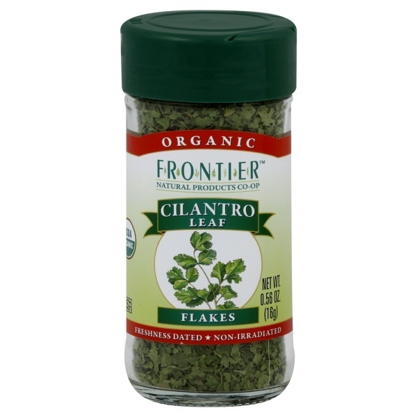 slide 1 of 1, Frontier Co-Op Organic Cilantro Leaf, 0.56 oz