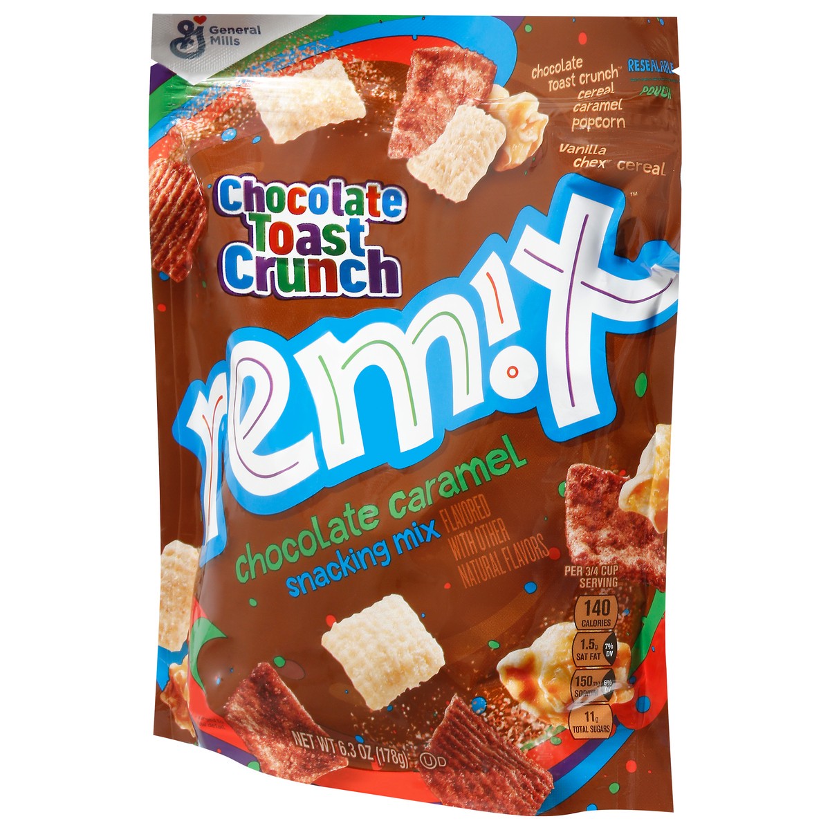 slide 5 of 9, Cinnamon Toast Crunch Chocolate Toast Crunch Remix Chocolate Caramel Snacking Mix 6.3 oz, 6.3 oz