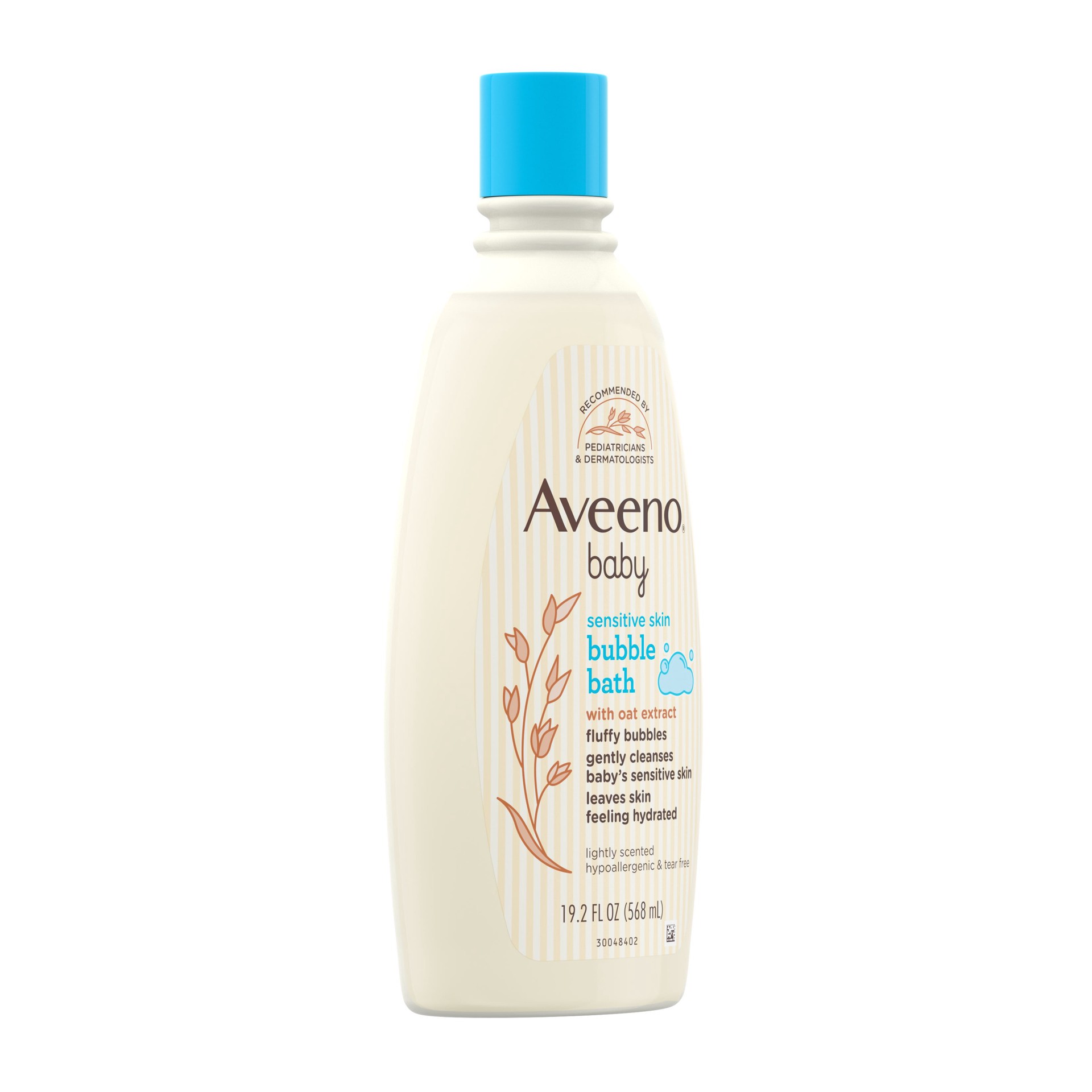 slide 7 of 9, Aveeno Sensitive Skin Bubble Bath with Oat Extract 19.2 fl oz, 19.2 fl oz