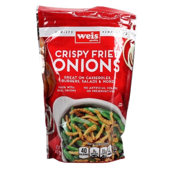 slide 1 of 1, Weis Quality Crispy Onions, 6 oz