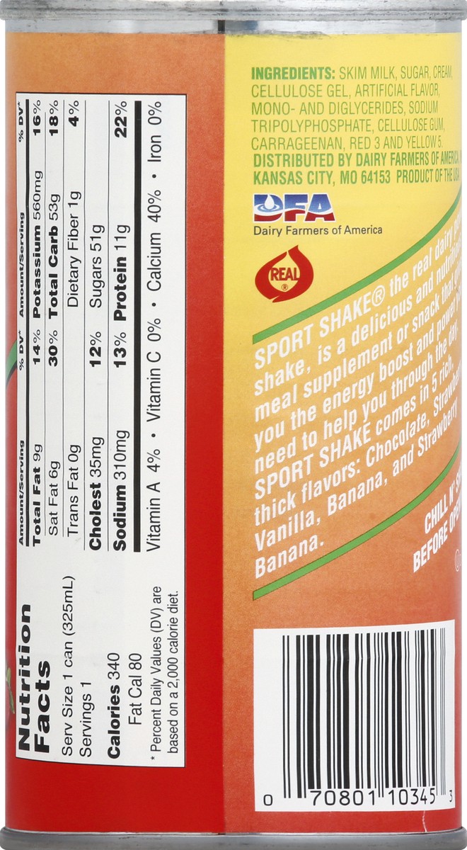 slide 3 of 6, Sport Shake Strawberry Banana Protein Shake 11 fl oz, 11 fl oz