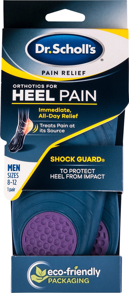 slide 3 of 6, Dr. Scholl's Pain Relief Orthotics for Heel Pain M, 1 pair