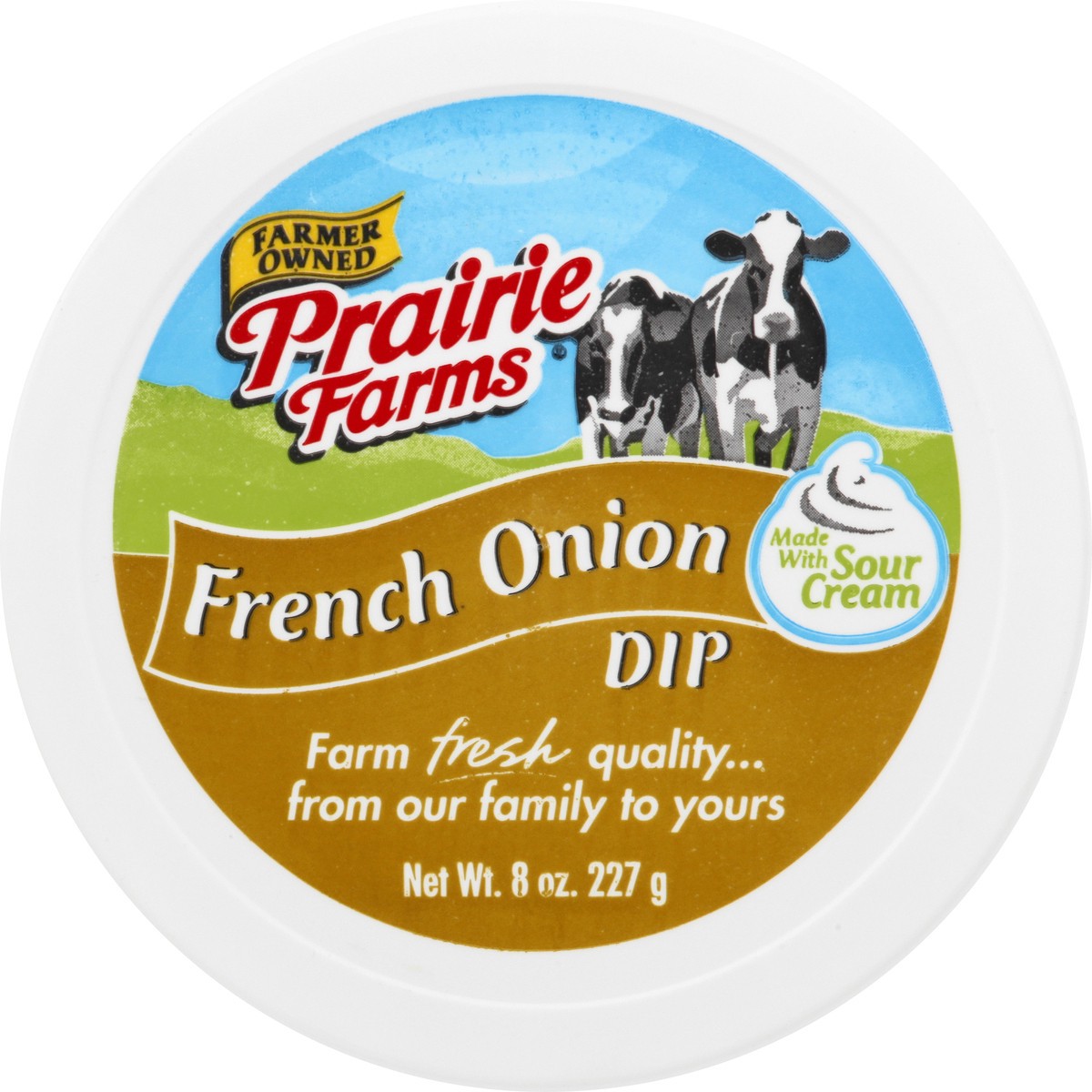 slide 11 of 12, Prairie Farms French Onion Dip 8 oz, 8 oz