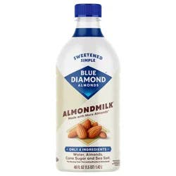 Blue Diamond Sweetened Simple Almondmilk, 48 oz