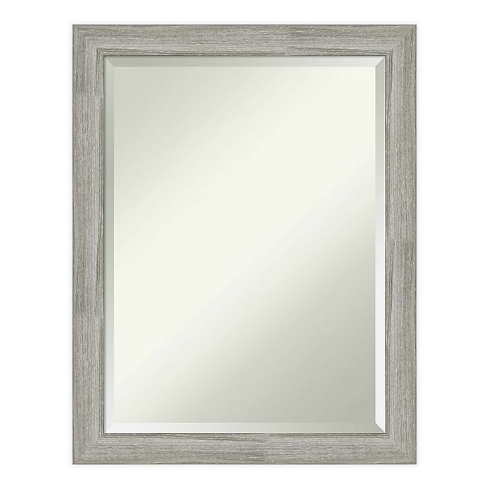 slide 1 of 1, Amanti Art Dove Greywash Bathroom Vanity Mirror - Grey, 22 in x 28 in