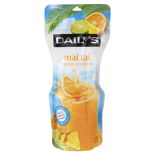 slide 1 of 2, Daily's Mai Tai Frozen Cocktail Pouch, 10 oz