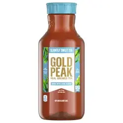 Gold Peak Slightly Sweet Tea Bottle, 52 fl oz