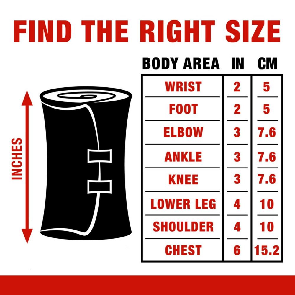 slide 5 of 6, ACE Black Compression Bandage with Metal Clips, 3 in