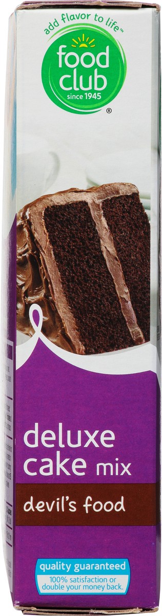 slide 12 of 13, Food Club Deluxe Devil's Food Cake Mix 16.5 oz, 16.5 oz