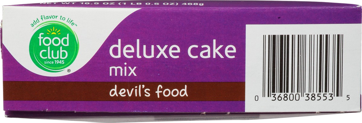 slide 8 of 13, Food Club Deluxe Devil's Food Cake Mix 16.5 oz, 16.5 oz