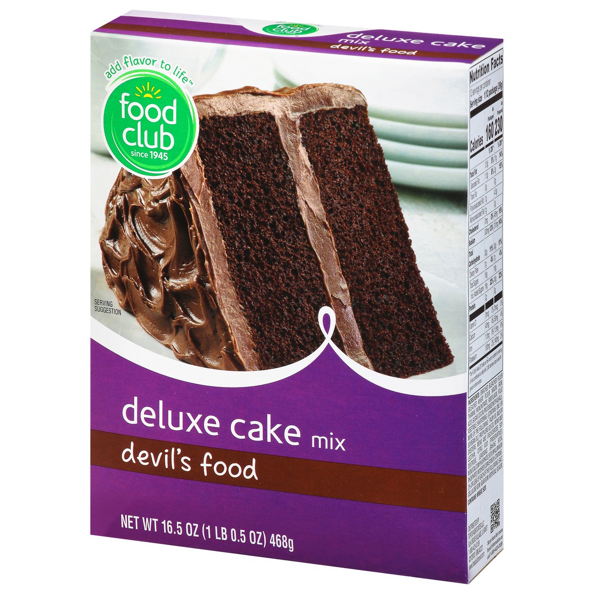 slide 11 of 13, Food Club Deluxe Devil's Food Cake Mix 16.5 oz, 16.5 oz