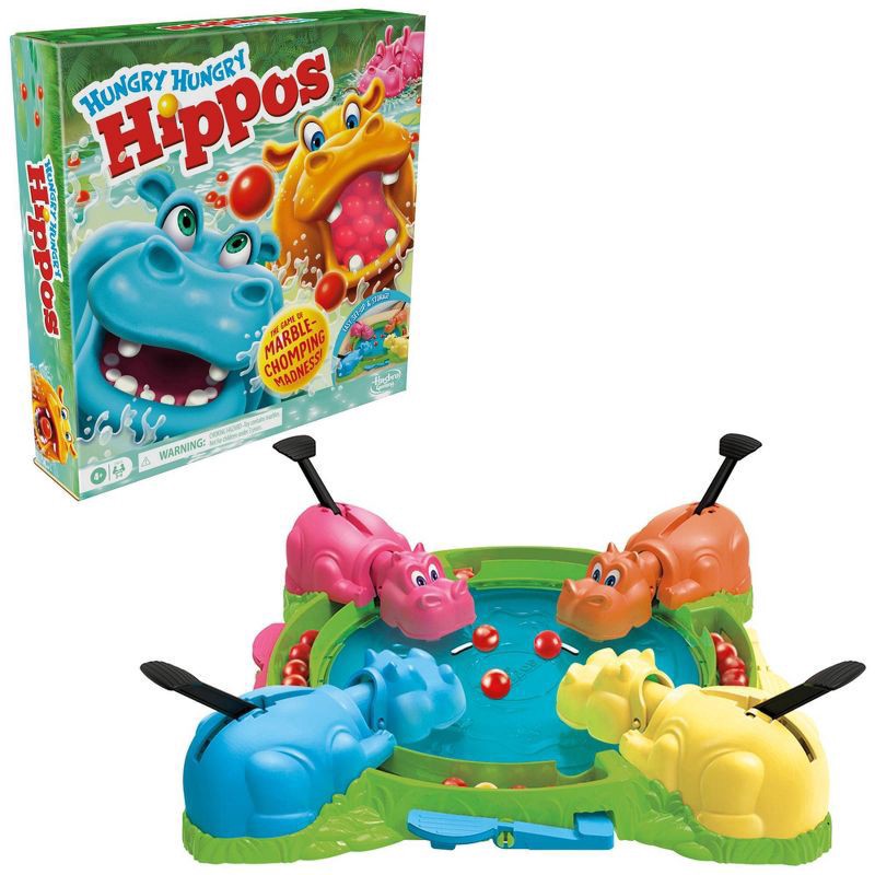 slide 4 of 10, Hungry Hungry Hippos Refresh Board Game, 1 ct