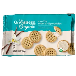 True Goodness Organic Vanilla Sandwich Cookies, 10.5 Oz