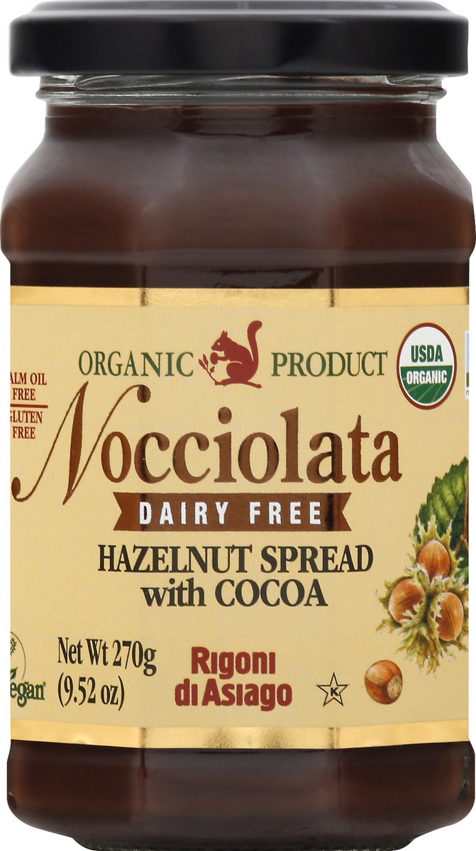 slide 1 of 13, Nocciolata Dairy Free Hazelnut with Cocoa Spread 9.52 oz, 9.52 oz