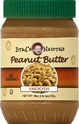 Brad's Organic Peanut Butter 18 oz