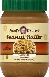 Brad's Organic Peanut Butter 18 oz