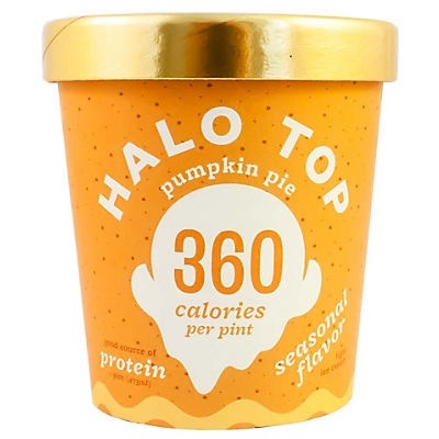 slide 1 of 2, Halo Top Creamery Pumpkin Pie Ice Cream, 1 pint