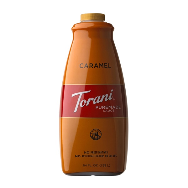 slide 1 of 1, Torani Puremade Caramel Sauce, 64 oz