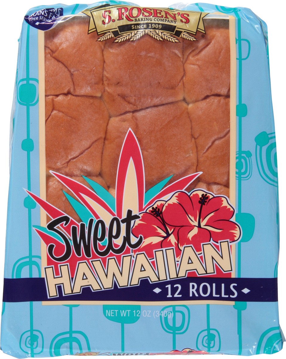 slide 10 of 14, S. Rosen's Sweet Hawaiian Rolls 12 ea, 12 ct