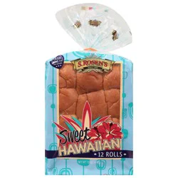 S. Rosen's Sweet Hawaiian Rolls 12 ea