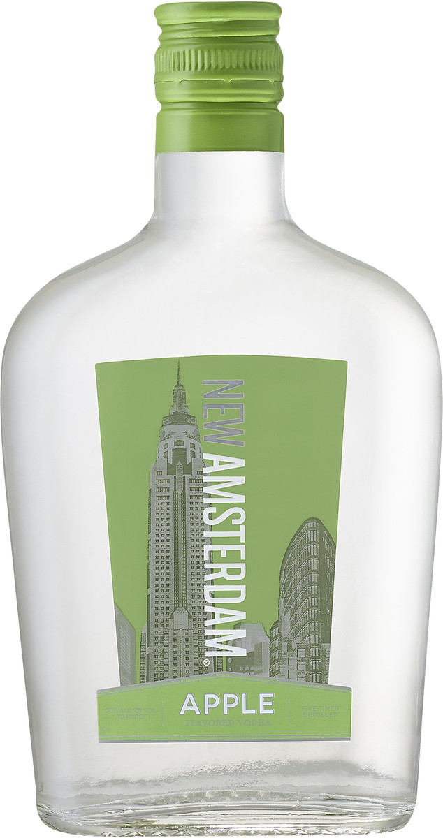 slide 2 of 2, New Amsterdam Apple Flavored Vodka 375ml, 375 ml