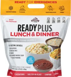 Augason Farms Ready Plus Lunch & Dinner Emergency Food Supply 1 ea