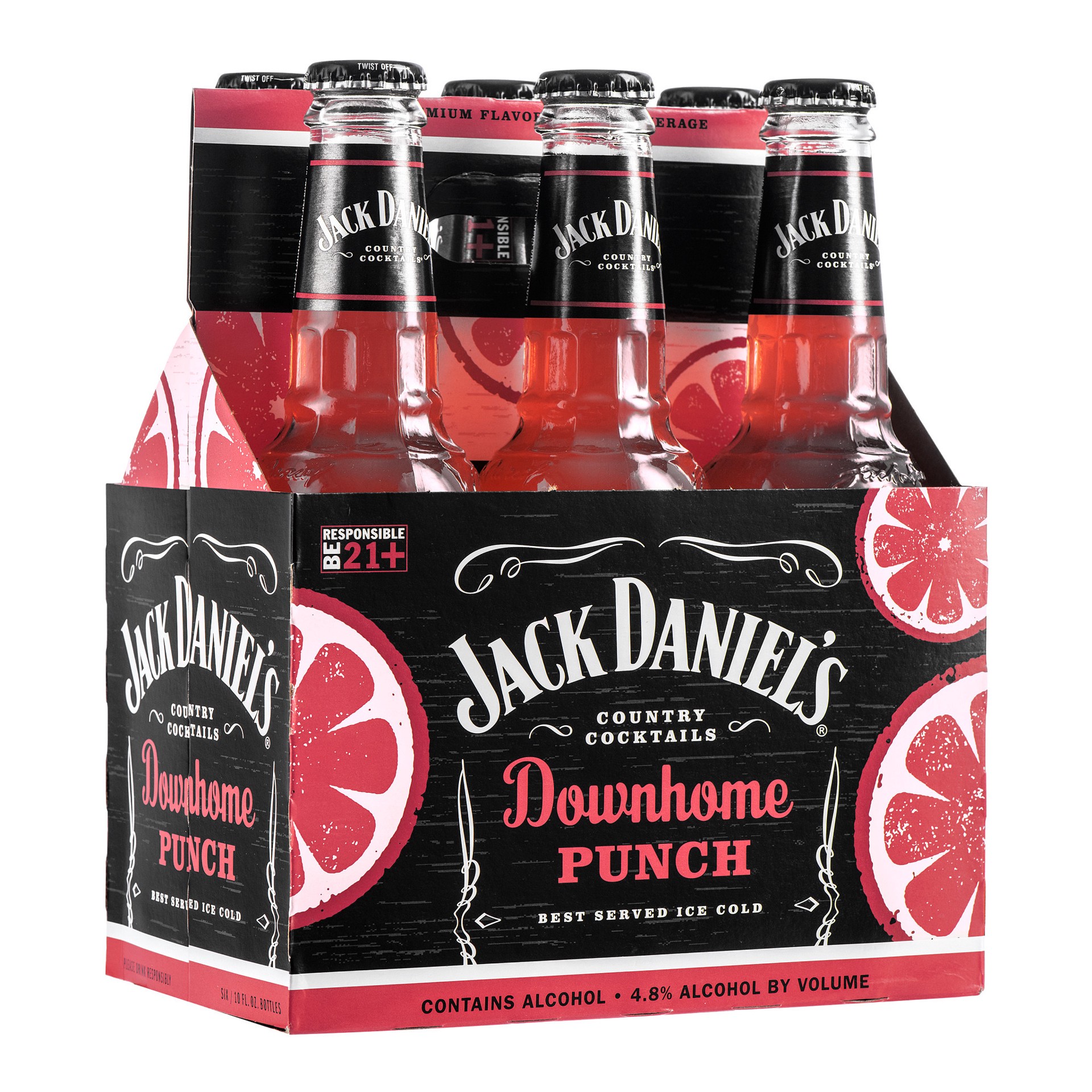 slide 4 of 10, Jack Daniel's Downhome Punch, 6 ct; 12 oz