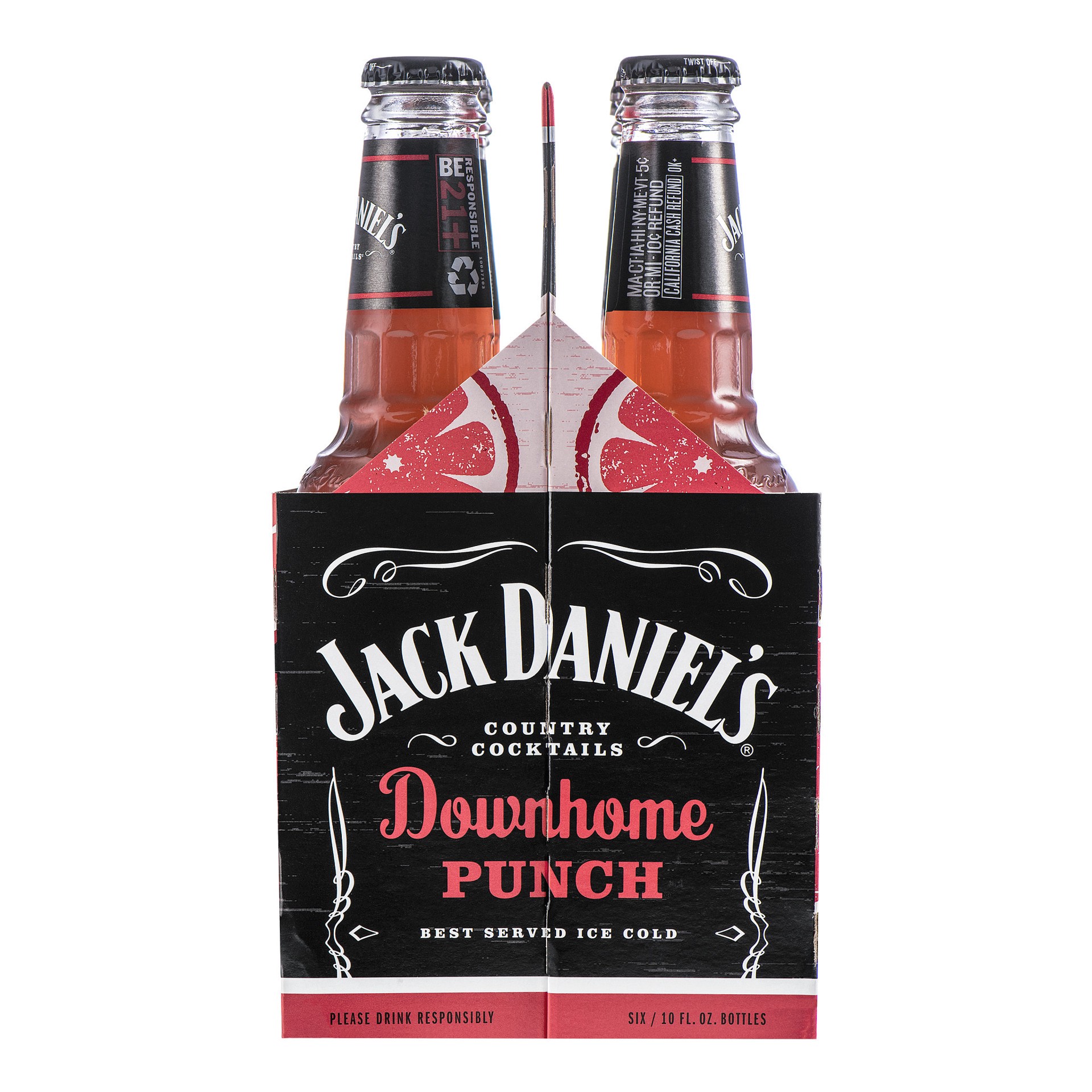 slide 5 of 10, Jack Daniel's Downhome Punch, 6 ct; 12 oz