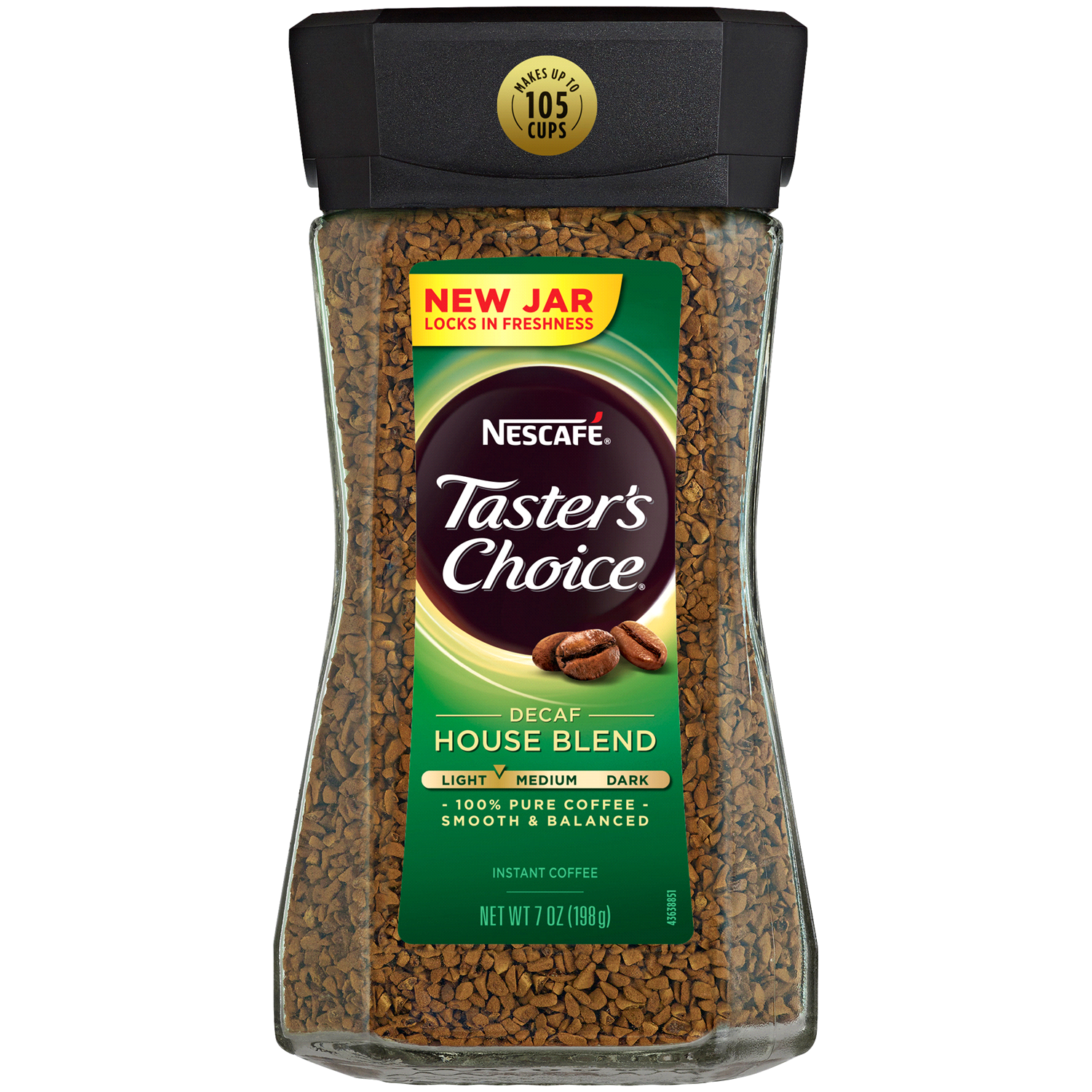 slide 1 of 2, Nescafé Taster's Choice Decaf House Blend Instant Coffee 7 oz, 7 oz