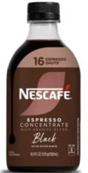 Nescafe Espresso Concentrate Black Coffee 500ml Bottleblack