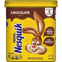 Nesquik Chocolate Flavor Powder Drink Mix, about 43 Servings, 20.1oz