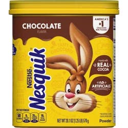 Nesquik Chocolate Flavor Powder Drink Mix, about 43 Servings, 20.1oz