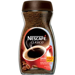 NESCAFE CLASICO Dark Roast Instant Coffee 10.5 oz. Jar