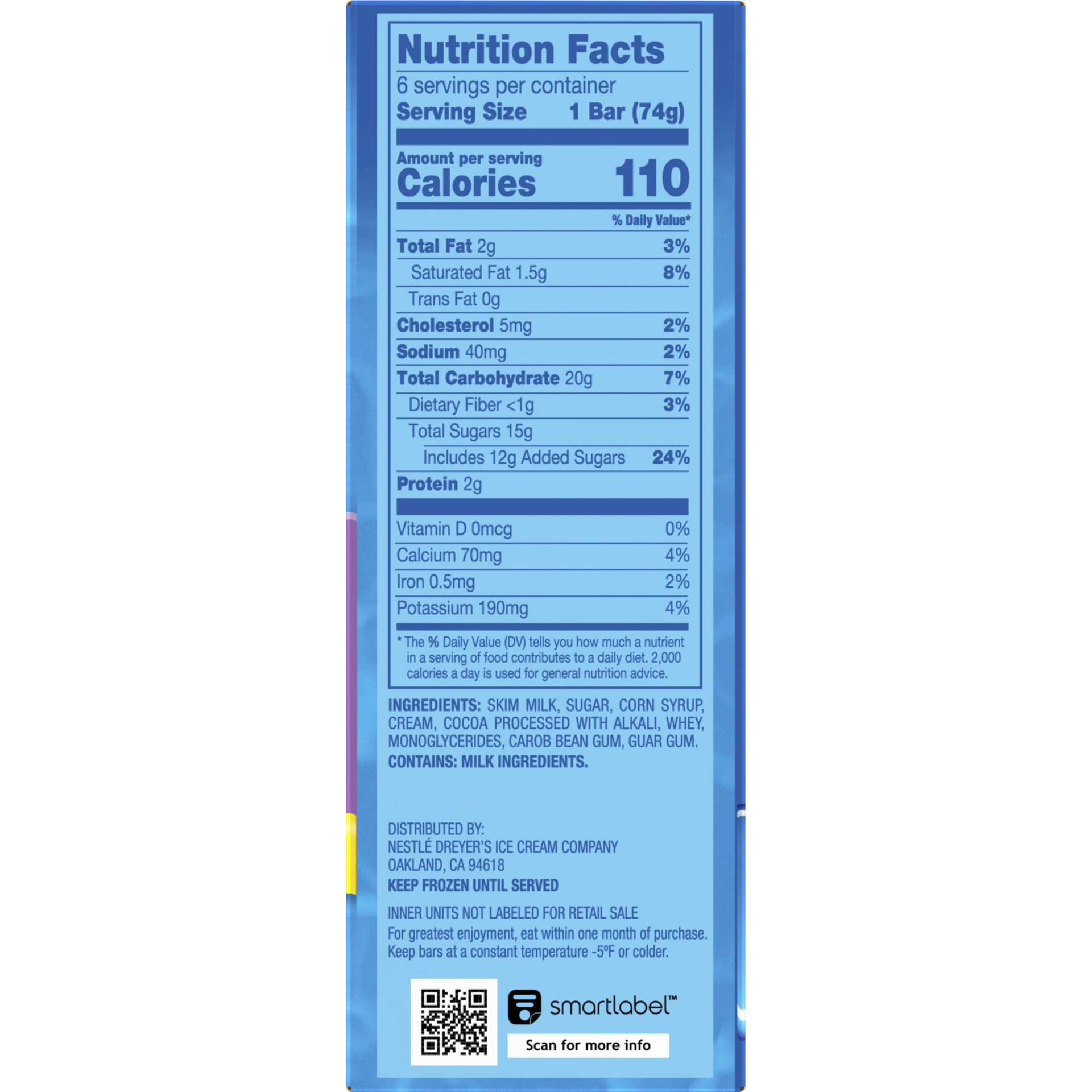 slide 5 of 6, Nestlé Creamy Chocolate Fudge Bars, 6 ct