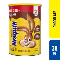 NESQUIK Chocolate Flavor Powder Drink Mix Canister 38 oz.